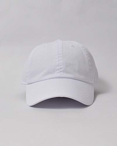 212Bo8kogEvL.jpg Champion CA2000 Classic Washed Twill Cap White