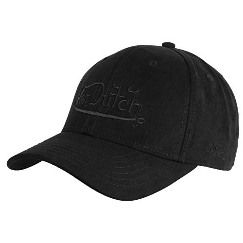 3108z74cTjL.jpg Von Dutch Gorra de piel de camel para hombre Negro