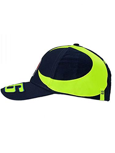 310XHUeIXcL.jpg Valentino Rossi VRKCA352802 - Gorro réplica de Casco de Sol y Luna para niño Unisex Azul Talla única