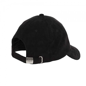 New Balance Men and Women Block N 6-Panel Curved Brim Hat Black One Size