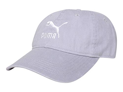 3142I2h4PhL.jpg PUMA Archive Gorra de béisbol ajustable para papá Gris Blanco