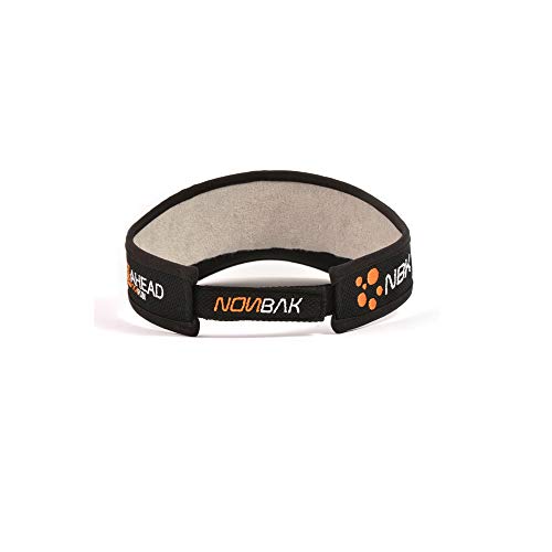 3167QktA2BuL.jpg Nonbak Visera/Visor Unisex Talla única Muy Ligera Running, Deportes Outdoor Negra-naranja