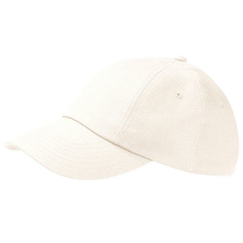 317XI4PEtKL.jpg Beechfield - Gorra Visera Unisex de perfil bajo - Verano Piscina - 100% algodón grueso drill de primera calidad Blanco