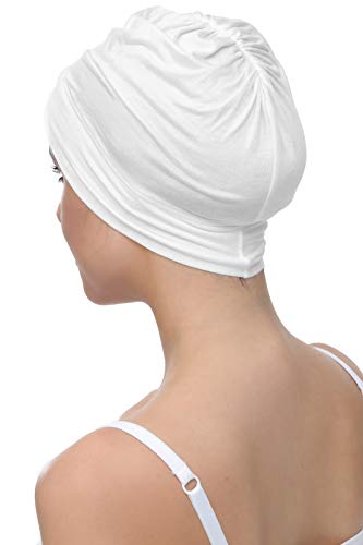 317wVE3HeaL.jpg Deresina W Gorrito detejido de bambú para quimio White