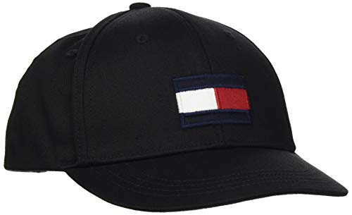 318QYYWSpjL.jpg Tommy Hilfiger Big Flag Cap Gorro/Sombrero Unisex niños Negro