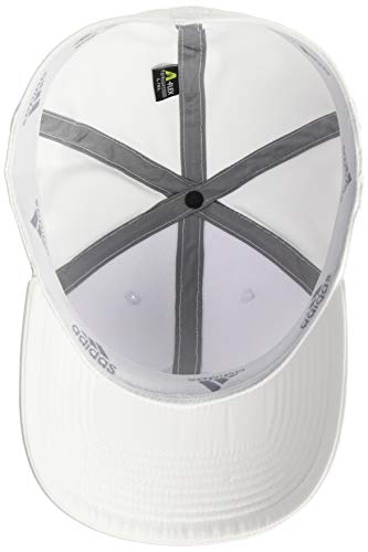 318U2BMMLf6L.jpg Adidas Gorra Estructurada Gameday Stretch Fit Para Hombre Blanco/Gris