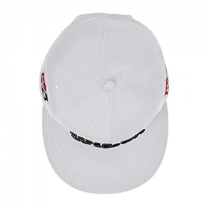Wilson Golf Tour Flat Brim Hat Gorro Sombrero para Hombre Blanco