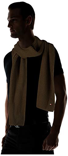 31Bu144EV2L.jpg Tommy Hilfiger Pima Cotton Beanie & Scarf GP invierno para Hombre Charcoal Gray