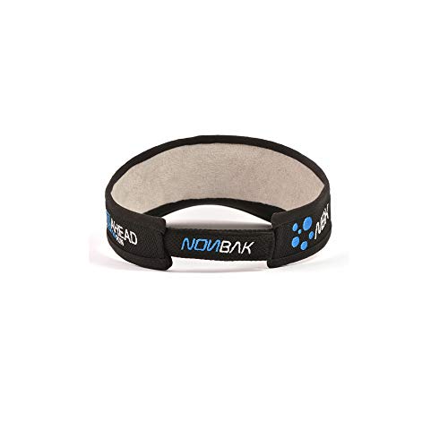 31HyXvgx3EL.jpg Nonbak Visera/Visor Unisex Talla única Muy Ligera Running, Deportes Outdoor Negra-azul