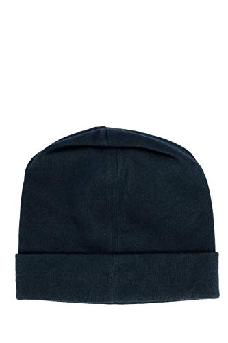 31IuVlbZzyL.jpg Tommy Hilfiger CK Embossed Beanie Gorro de Punto para Hombre Azul