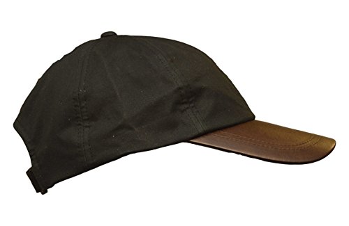 31KtylHFluL.jpg Walker and Hawkes Gorra de béisbol Unisex Hecha de algodón Encerado con Visera de Cuero Talla única Negro