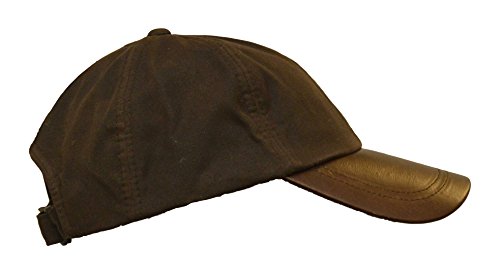 31Lw-Q1eznL.jpg Walker and Hawkes Gorra de béisbol Unisex Hecha de algodón Encerado con Visera de Cuero Talla única Marrón
