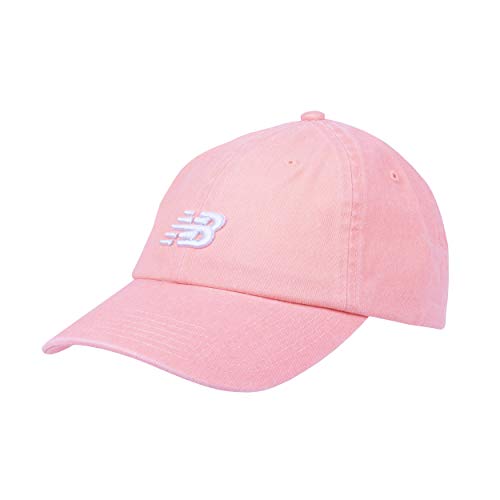 31Mg9F5LOaL.jpg New Balance Men and Women 6-Panel Curved Brim Hat Paradise Pink