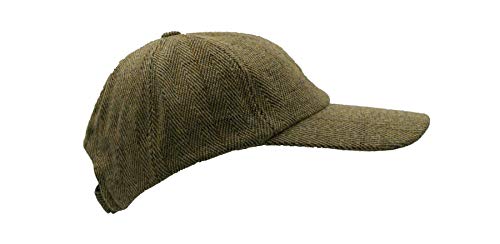 31QQcFcL1TL.jpg Unisex Estilo de béisbol Tapa de tweed Country Salvia oscura verde Talla única Verde