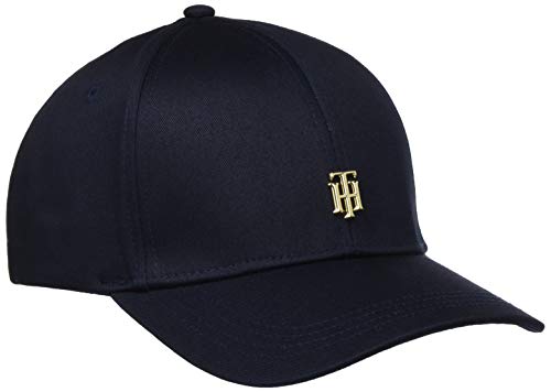 31TVdRG4ZRL.jpg Tommy Hilfiger TH Cap Gorro/Sombrero para Mujer Cielo del desierto