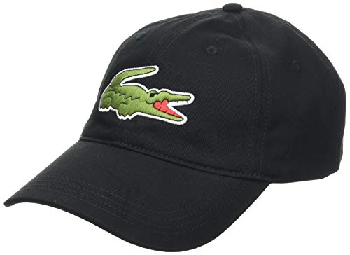 31WYJr5LBBL.jpg Lacoste Gorra para Hombre Black Negro
