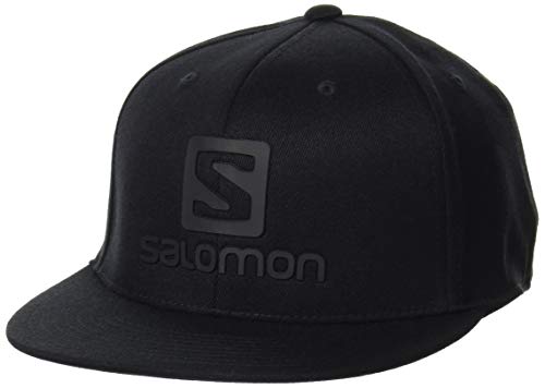 31bviFlYnuL.jpg Salomon Logo Cap Flexfit - Gorra Hombre Black