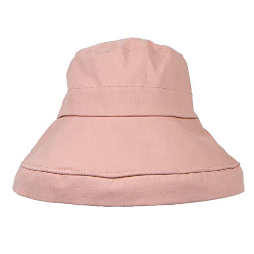 31cW5ooZmJL.jpg Sombrero Pamela Sombrero Dama Visera Sólido Color Gorra Plegable El Sol Sombrero ala Ancha de Bow by Sombrero Reversible Panama Sombrero Verano para Senderismo Camping Viajar E
