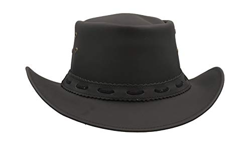 31d6jkPYaCL.jpg Walker and Hawkes Sombrero impermeable de piel de vacuno Negro