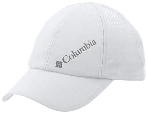 31gaeRAZ3fL.jpg Columbia Silver - Gorra de béisbol para Hombre tamaño único Color Blanco