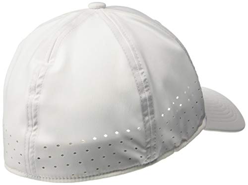 31hDFIw4nsL.jpg Adidas Gorra Estructurada Gameday Stretch Fit Para Hombre Blanco/Gris