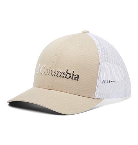 31hQFrVGemL.jpg Columbia Mesh Gorra unisex con cierre por detrás Beige Blanco Negro Fossil Shark