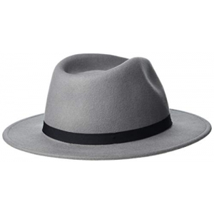 BRIXTON Messer Packable Fedora Sombrero de Vestir Unisex Adulto Grey