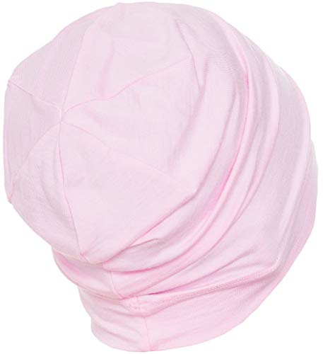 31kmGwm7fcL.jpg Deresina Gorro de bambú Unisex para quimio Uso en Interior (Daisy Pink)