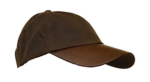 31kzVZnQ0CL.jpg Walker and Hawkes Gorra de béisbol Unisex Hecha de algodón Encerado con Visera de Cuero Talla única Marrón