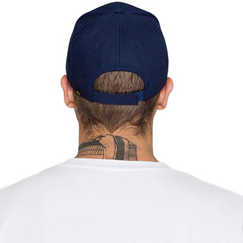 31mL5cwxQ9L.jpg Alpha Industries VLC Streetwear 168903 Gorra ajustable Azul