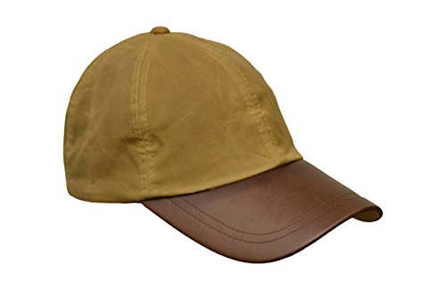 31o-Syrt0SL.jpg Walker and Hawkes Gorra de béisbol Unisex Hecha de algodón Encerado con Visera de Cuero Talla única Beige