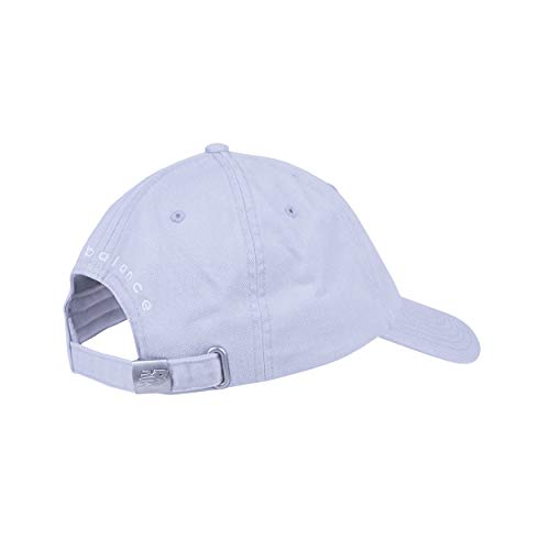 31oEI9LN7YL.jpg New Balance Sombrero clásico de algodón de sarga de 6 paneles para papá Aluminium