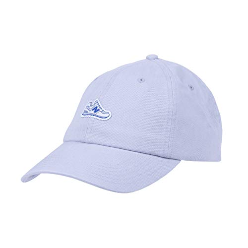 31ouFA2YZnL.jpg New Balance Sombrero clásico de algodón de sarga de 6 paneles para papá Aluminium