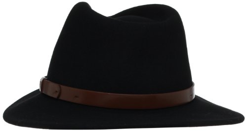 31pXohVfEJL.jpg BRIXTON Hat Messer Black Brown