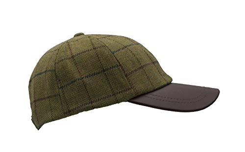 31zAdW9lKXL.jpg Walker and Hawkes Gorra de béisbol de Tweed Unisex con Visera de Cuero Estilo campiña Inglesa Ideal para la hípica y la Caza Beige