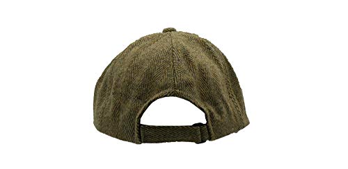 31zhXVS72iL.jpg Unisex Estilo de béisbol Tapa de tweed Country Salvia oscura verde Talla única Verde