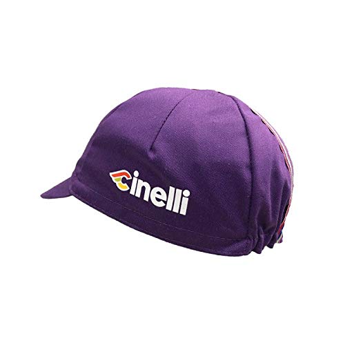 41-6qtPINRL.jpg Cinelli Ciao Gorra de Ciclismo Unisex Adulto Morado