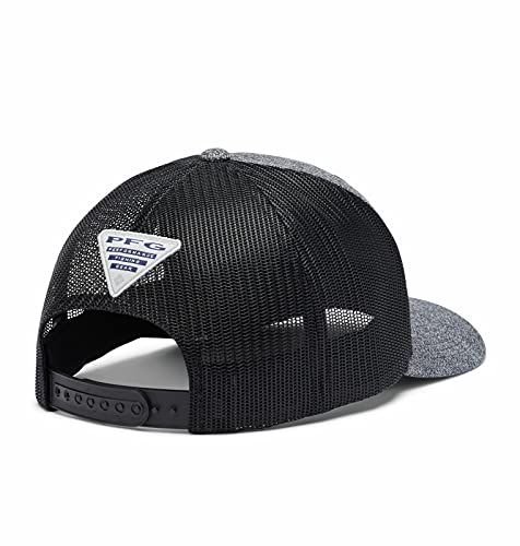 41-82Bg2BAPWS.jpg Columbia Unisex PFG Gorra de bola de malla a presión con bandera de pescado Negro