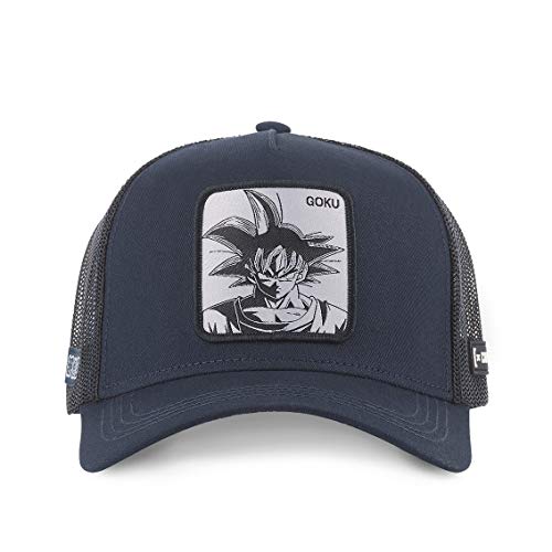 41-8pcLYuhL.jpg Capslab Goku Dragon Ball Trucker Cap