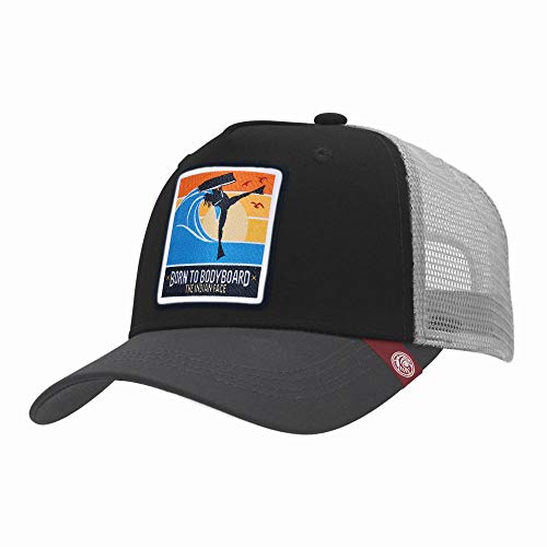 41-Md0vtFHL.jpg The Indian Face Born To Bodyboard Gorra de béisbol Unisex Adulto Negro
