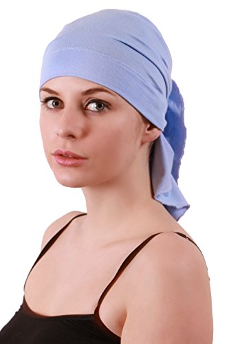 41-fQPGXYzL.jpg Deresina Headwear Bufanda para Mujer Bebe Azul