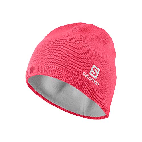 41-hOv6UgSL.jpg Salomon Beanie - Gorro Senderismo Entrenamientos Unisex Adulto Calypso Coral