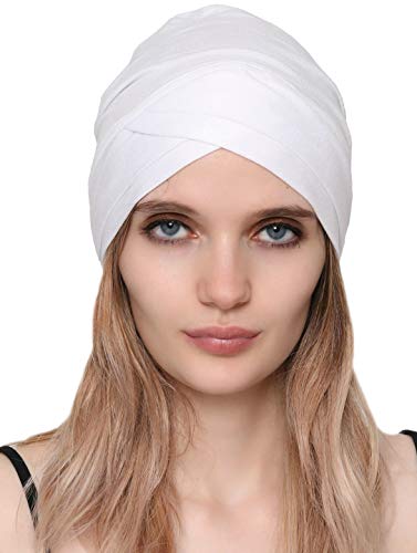 411vrED2BDCL.jpg Deresina W Gorrito detejido de bambú para quimio White