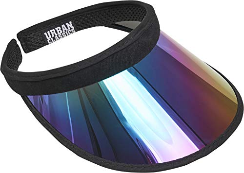 412Bg4voRwTL.jpg Urban Classics Holographic Visor Gorra Unisex Adulto Multicolor