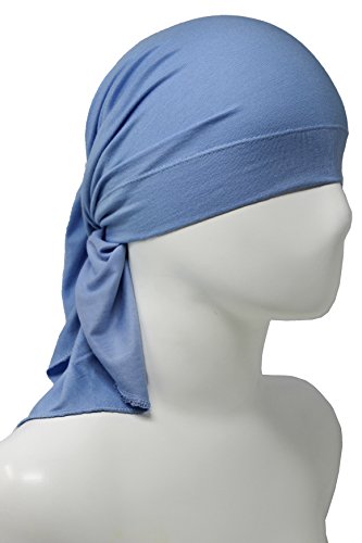 413GECHpWaL.jpg Deresina Headwear Bufanda para Mujer Bebe Azul
