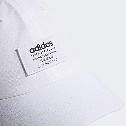 413NNh3s4yL.jpg Adidas Impulse Relaxed Adjustable Cap - Gorro/Sombrero Mujer blanco/negro