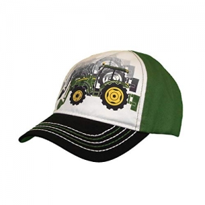 John Deere Kids Tractor Scene Twill Hat Green