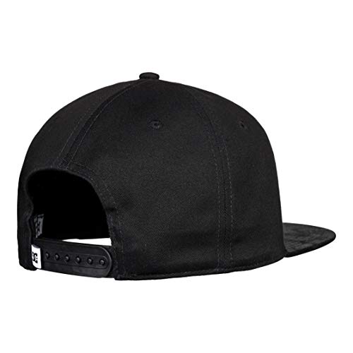 414jXFEKD5L.jpg DC Shoes Brackers Gorra con Cierre Ajustable a presión para Hombre ADYHA03996 Negro