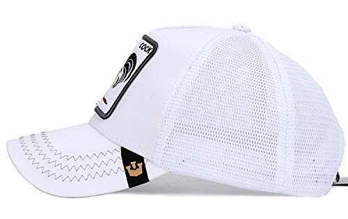 417EL7gPCbL.jpg Moda Media Malla Transpirable Gorra Deportiva Unisex Animal Embroidered Cómoda Tela Elástica Gorra De Béisbol De Velcro Ajustable Gorros Casuales Gorras De Béisbol Hip Hop Caza Pesca Pollo-01