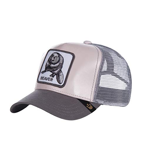 417e2BWkkqML.jpg Goorin Bros - Gorra de béisbol para hombre, cierre trasero ajustable, moda y fantasía Beaver Pink